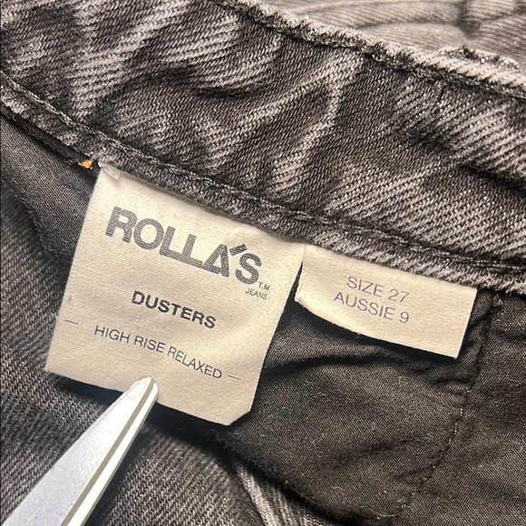 ROLLA'S High Rise Black Washed Jeans - Picture 9 of 11